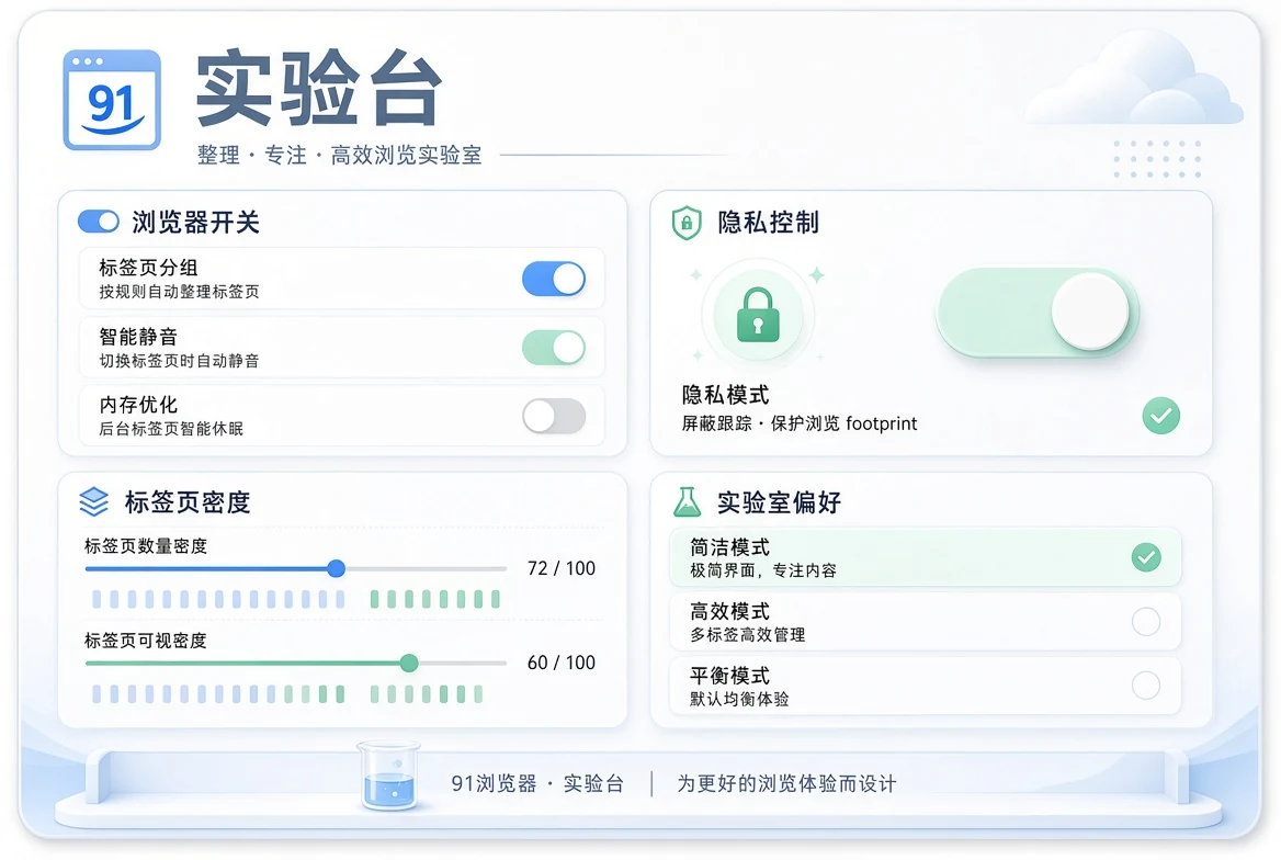 91浏览器实验台